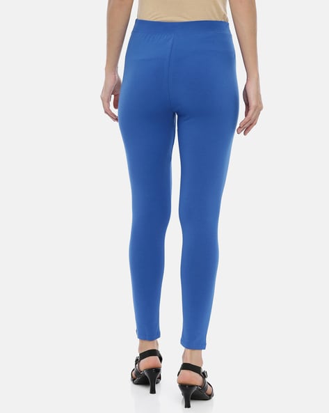 V3 Apparel Womens Tempo Seamless Scrunch Workout Leggings - Royal Blue -  Gym, Running, Yoga Tights