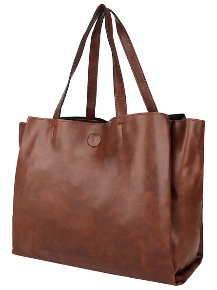 the tote bag brown