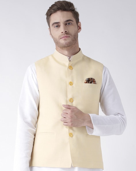 Buy Plain Black Nehru Jacket With White Shirt and Trouser Online in India -  Etsy