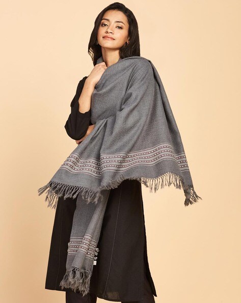 Shawl with Tassels Price in India