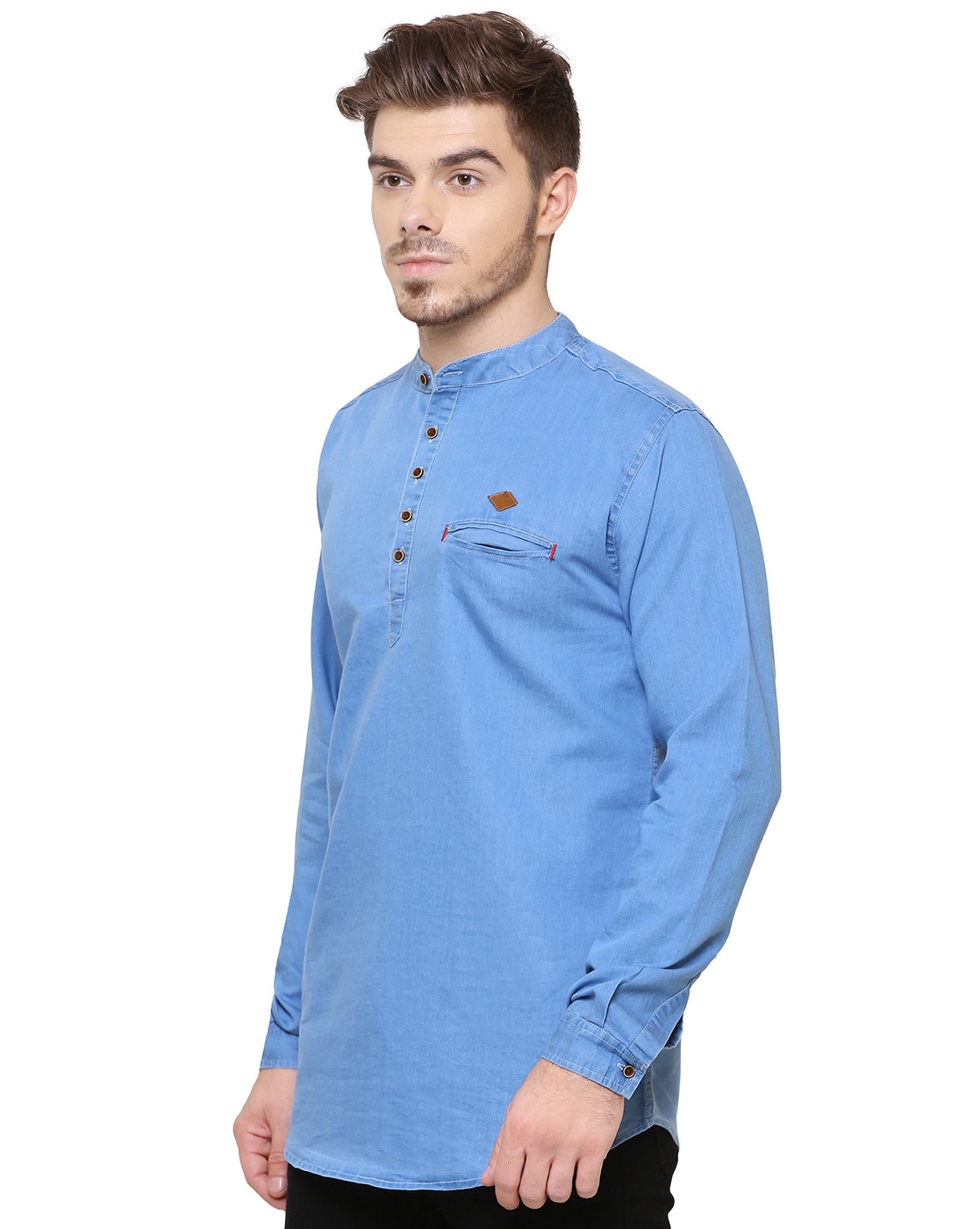 Maroon For Men Kurtas - Buy Maroon For Men Kurtas online in India