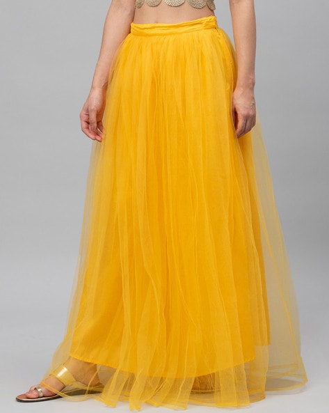 Unveil more than 158 yellow skirt for haldi latest
