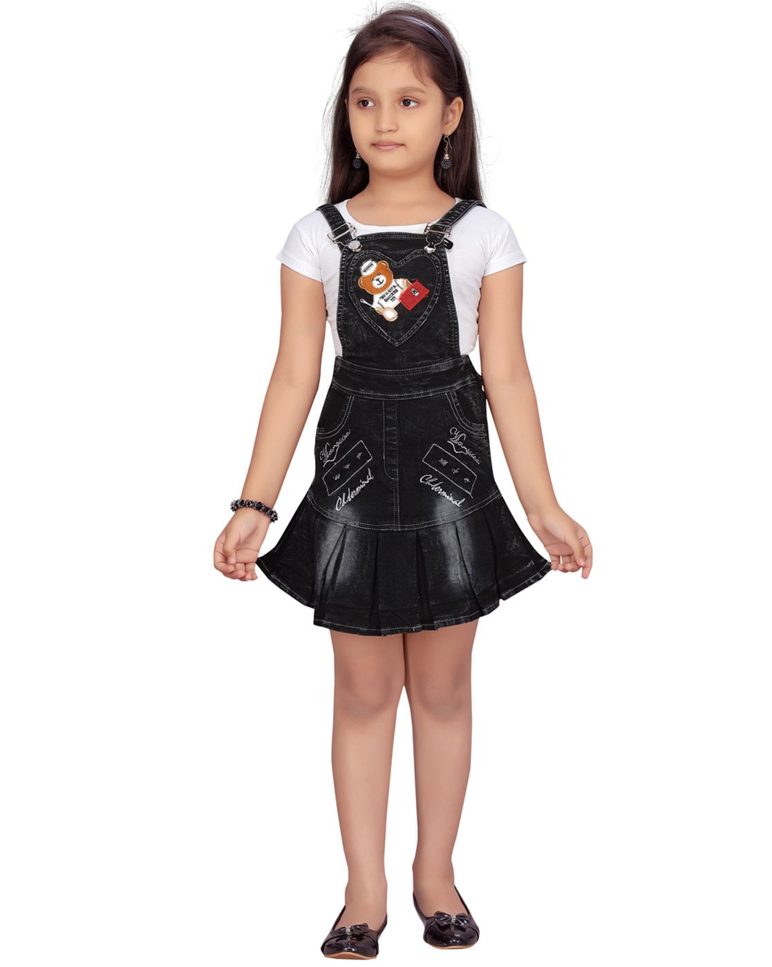 Fellamo Girls Midi/Knee Length Casual Dress Price in India - Buy Fellamo  Girls Midi/Knee Length Casual Dress online at Flipkart.com