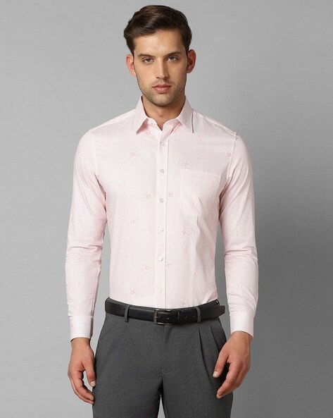 Buy Pink Shirts for Men by LOUIS PHILIPPE Online