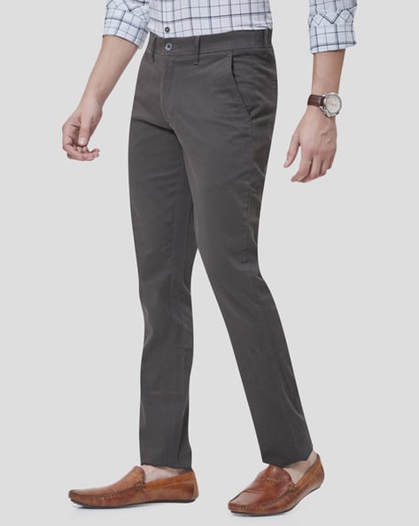 Oxemberg Mens Chino Slim Fit Pants Size 34x32 Techno Fit Tan Stretch | eBay