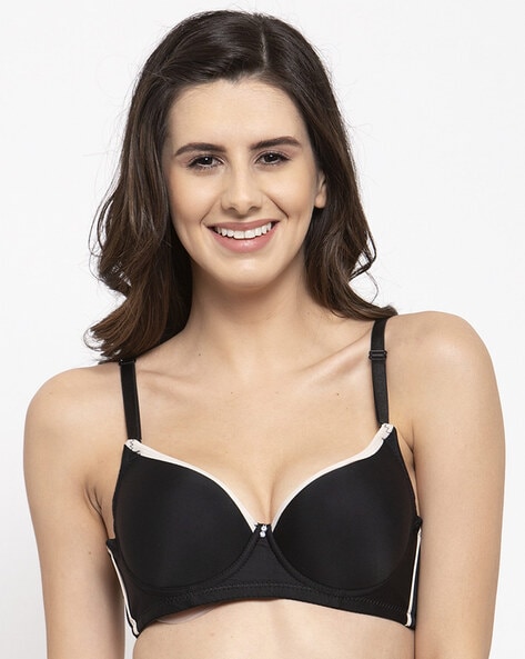 Buy Quttos Wirefree T-Shirt Padded Bra - Red Online