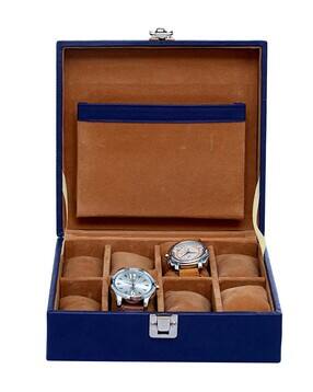 leather world Unisex 8 Slots Watch Organiser Box-picture-50