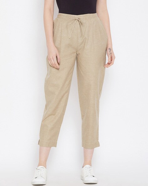 Buy Grey Trousers & Pants for Women by Bitterlime Online