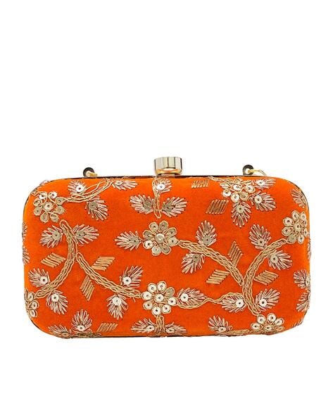 Koi Orange Crossbody Clutch | Unique Purses - Bellorita