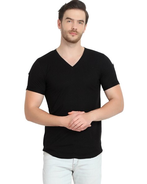 Buy Maroon Tshirts for Men by TRENDS TOWER Online