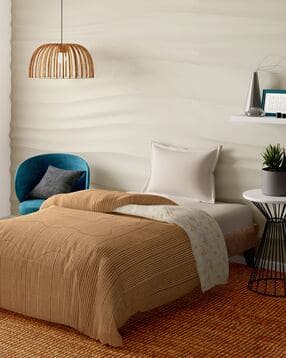 Floral Print Single-Size Duvet Cover-image-2