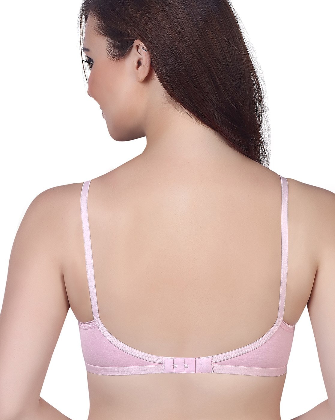 Buy VStar Single Layered Non Wired Medium Coverage Super Support Bra -  Misty Pink at Rs.293 online