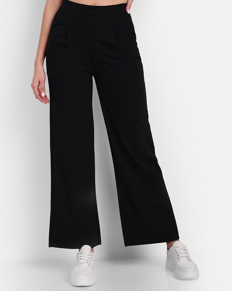 Black Lounge Pants - Wide Leg Pants - Soft Lounge Pants - Lulus