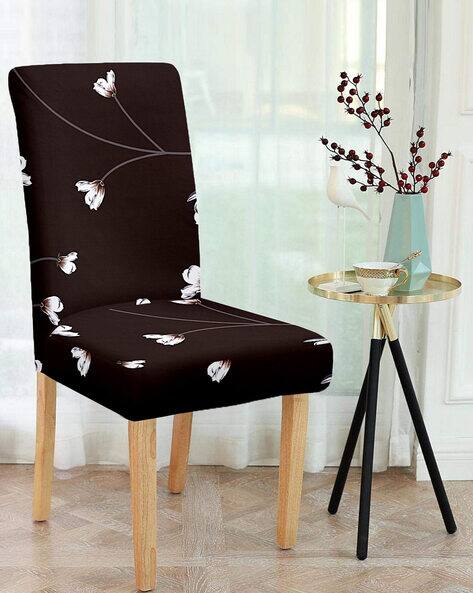 Cortina Eyelet Curtain Set of 8 Printed Chair Cushion Covers