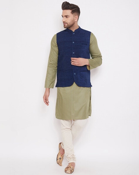 Even Sleeveless Nehru jacket