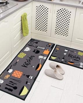 aazeem Set of 2 Kitchen Floor Mat & Runner-picture-13