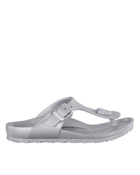 Birkenstock gizeh essentials online silver