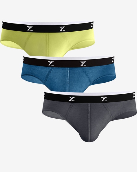 Briefs with Contrast Waistband