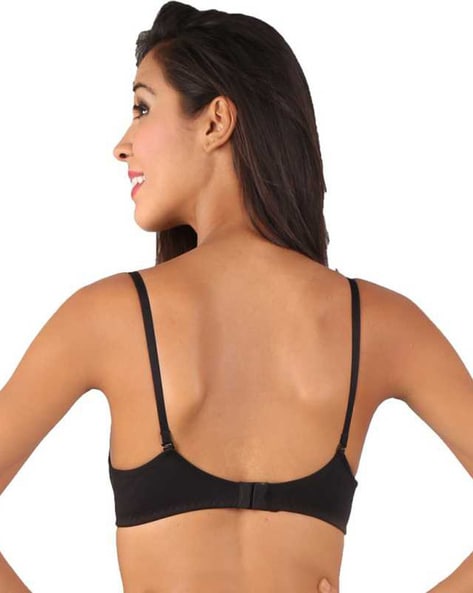 Buy Bralux B Cup Cotton Padded Bra for Womens Everyday Use, Melange Black  36B Online at Best Prices in India - JioMart.