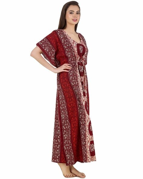 Evolove Women's Viscose Liva Long Maxi Night Gown Nighty Dress with Po –  Evolove India