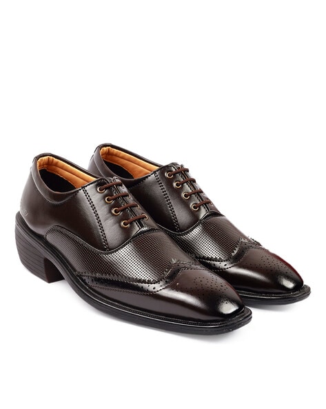 Genuine Leather Brogue Shoes