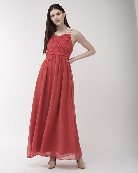 Ajio on sale red dress