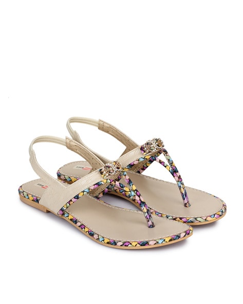 Buy JM LOOKS White Women's Fashion Sandals Light weight, Comfortable &  Trendy Flatform Sandals for Girls Casual and Stylish Floaters for Walking,  Working, All Day Wear Online at Best Prices in India - JioMart.