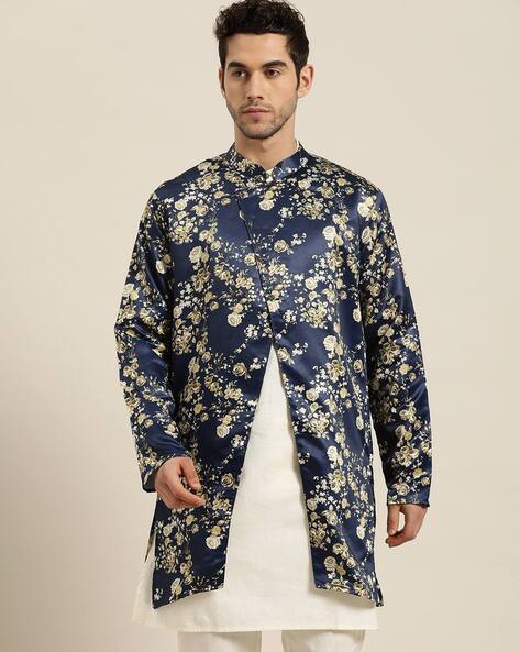 Buy Green Silk Brocade Nehru Jacket For Men by Rohit Kamra Jaipur Online at  Aza Fashions.