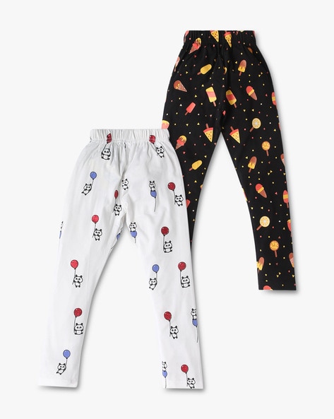 Women's Pack of 2 Printed Leggings Multicoloured