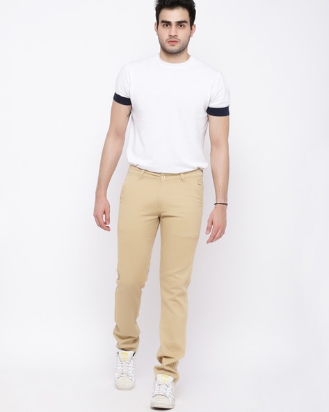 Gucci, camel coloured suede trousers with flair. - Unique Designer Pieces