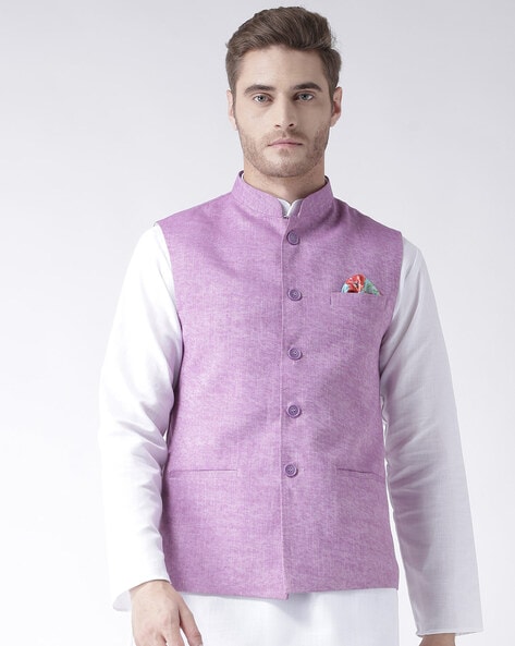 Nehru cut waist coats with design features – Luxurazi