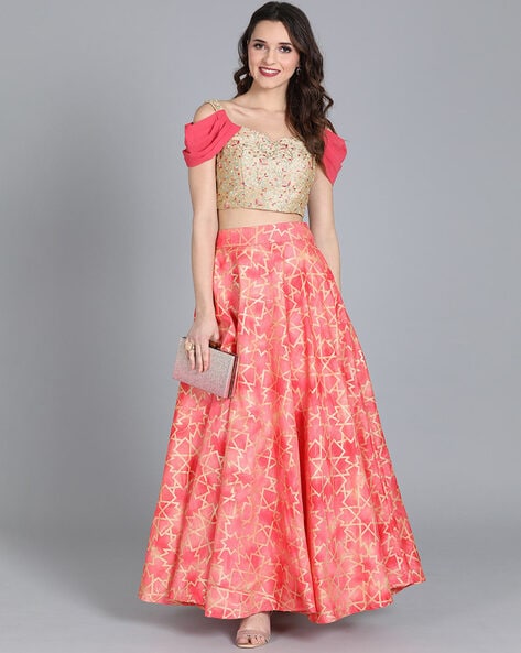 Cold Shoulder Lehenga Shop Discounts | www.karnatakaguestlecturers.com