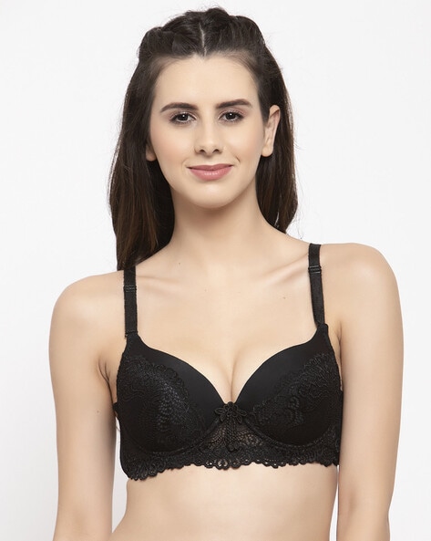 Buy Black Bras for Women by Quttos Online
