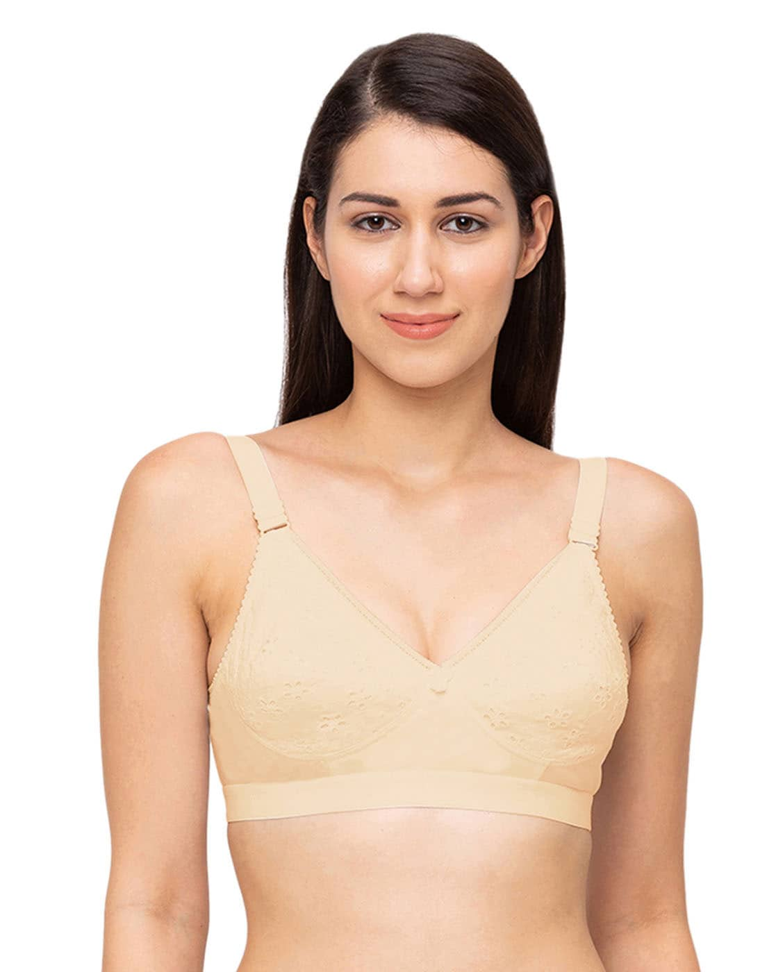 Buy White & beige Bras for Women by JULIET Online