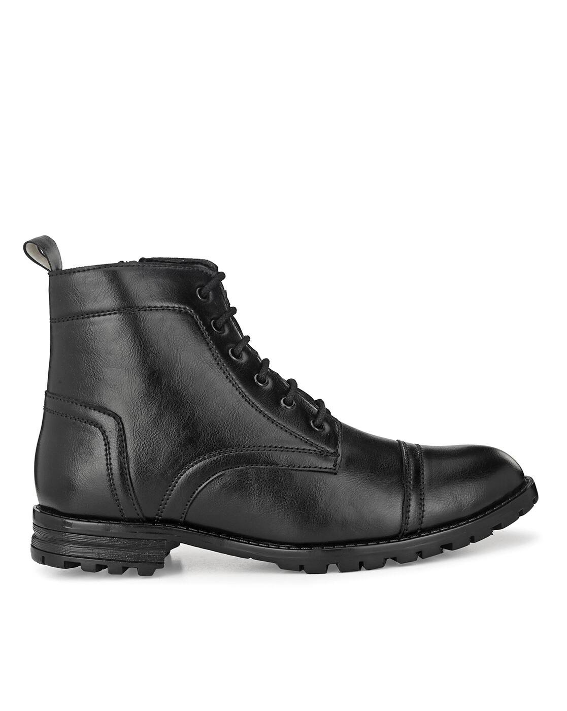 Buy Black Boots for Men by Hirel's Online