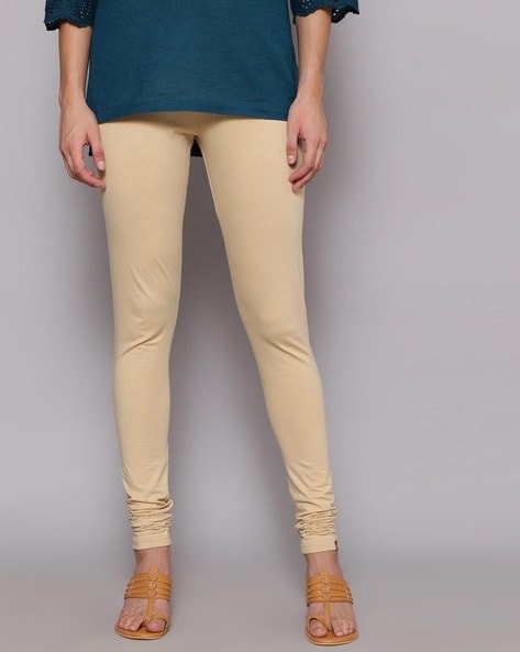 Buy Biba Maroon Cotton Solid Leggings for Women Online @ Tata CLiQ