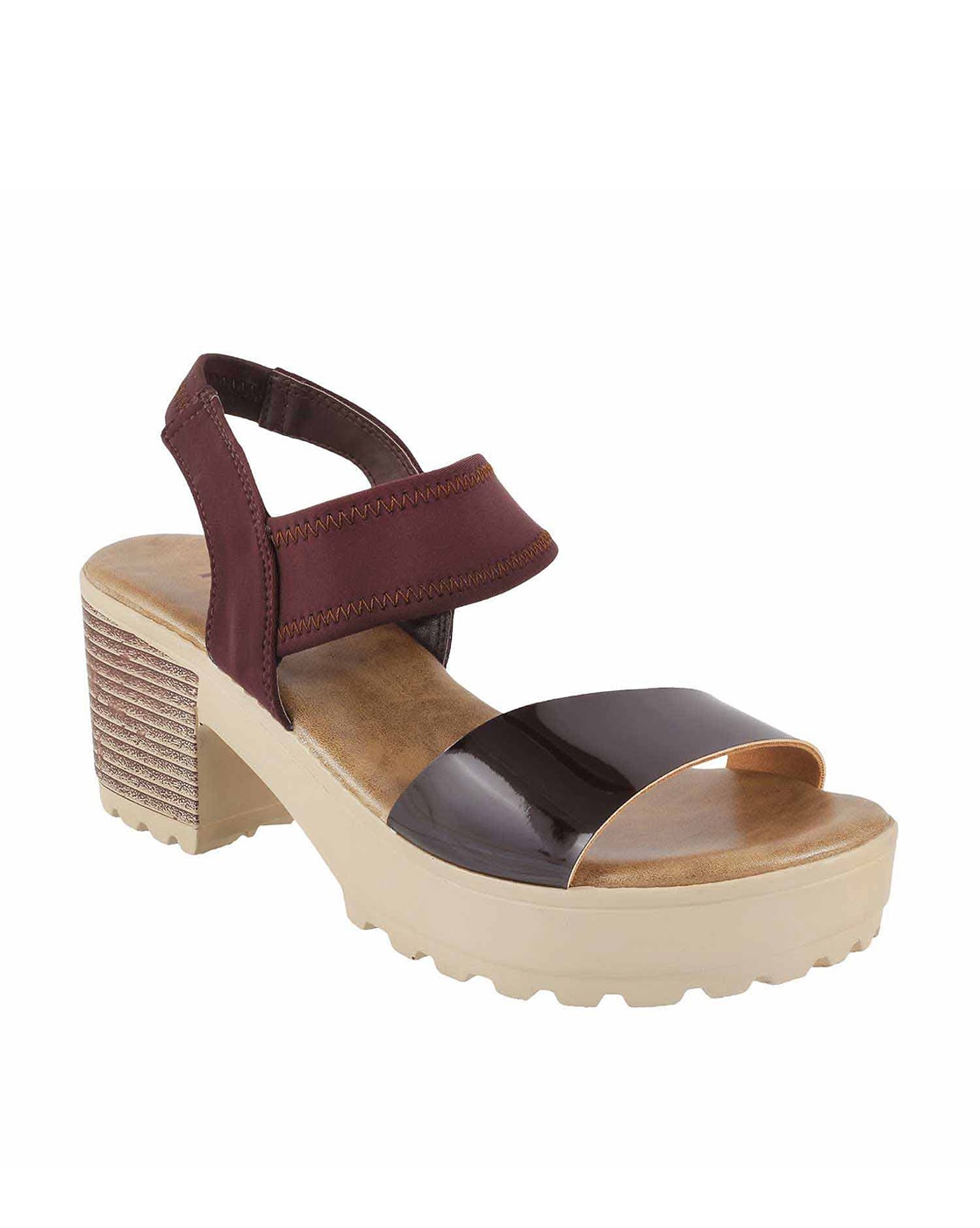 Buy Mochi Women's Beige Ankle Strap Sandals for Women at Best Price @ Tata  CLiQ