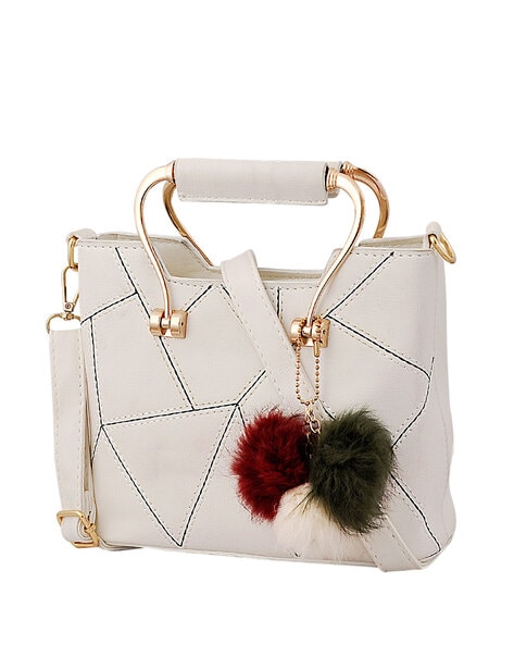 Plain Shoulder bag Ladies Leather White Purse at Rs 400/piece in New Delhi  | ID: 26211884312