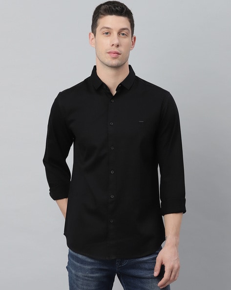 Buy Black Shirts For Men By Dennislingo Premium Attire Online | Ajio.Com
