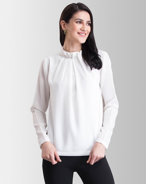 Buy White Tops for Women by Fable Street Online