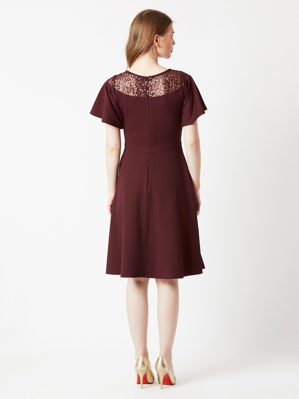 Buy Peach Dresses for Women by SOUCHII Online | Ajio.com