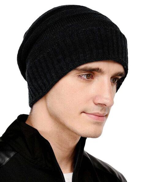 Buy Kastner Knitted Beanie Cap with Muffler Online | Ajio.com