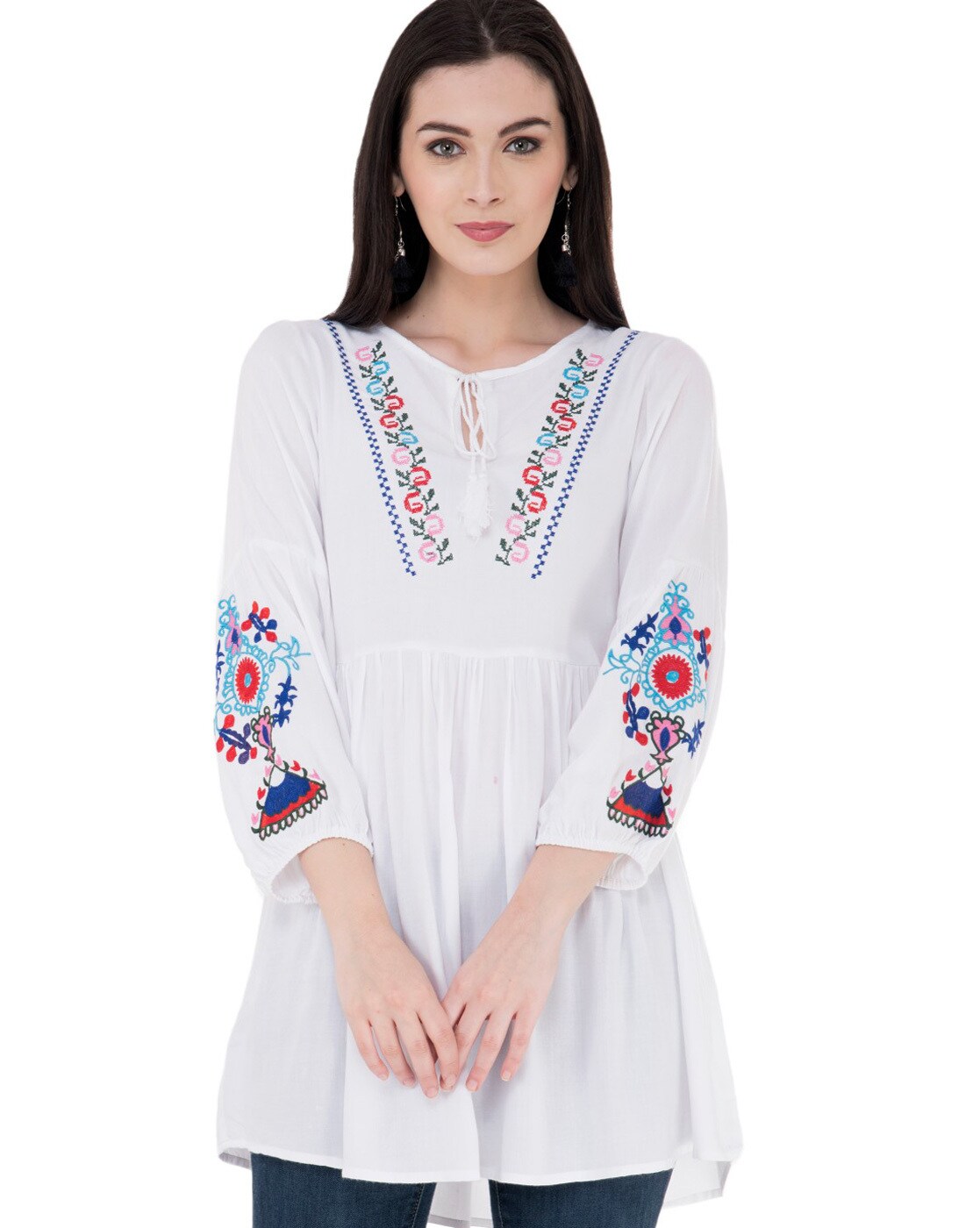 Buy White Tops for Women by SAAKAA Online