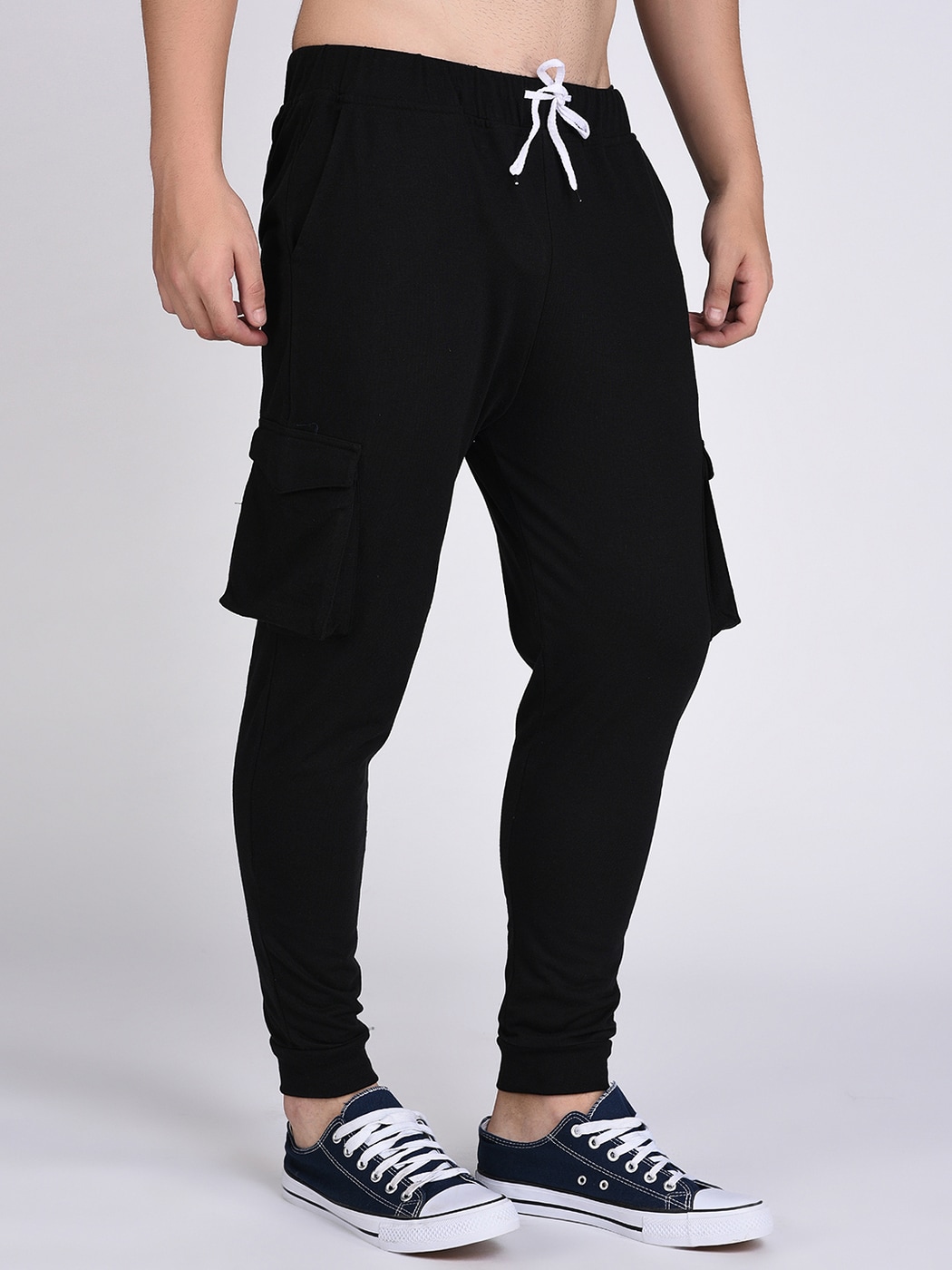 Buy Black Trousers & Pants for Men by RIGO Online