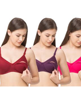 momtobe Pack of 3 Nursing Bra-picture-12