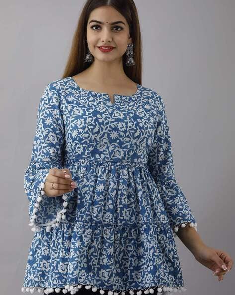 Buy Indigo Tops for Women by WOMEN TOUCH Online