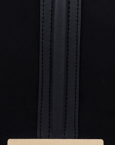 Black Rivet | Bags | Womans Black River Pursebag Leather All Zippers  Functional Little To No Wear | Poshmark