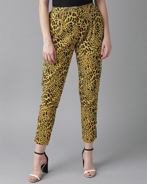 ThriftyFashion: £5 vinyl leopard print trousers - BEFFSHUFF