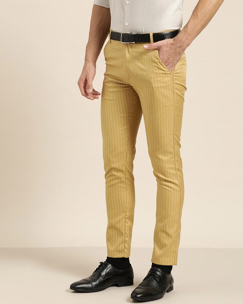 Silk trousers Dries Van Noten Gold size 38 FR in Silk - 40689588