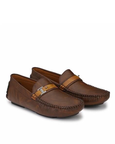 RL ROCKLIN MEN Loafers with Applique Accent